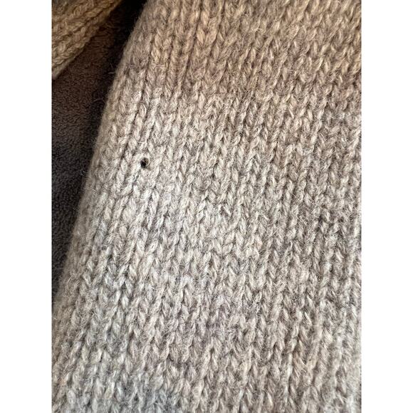 Vintage Bergland Wool Cable Knit Cardigan Gray Made in Austria - Men’s L - Picture 10 of 10